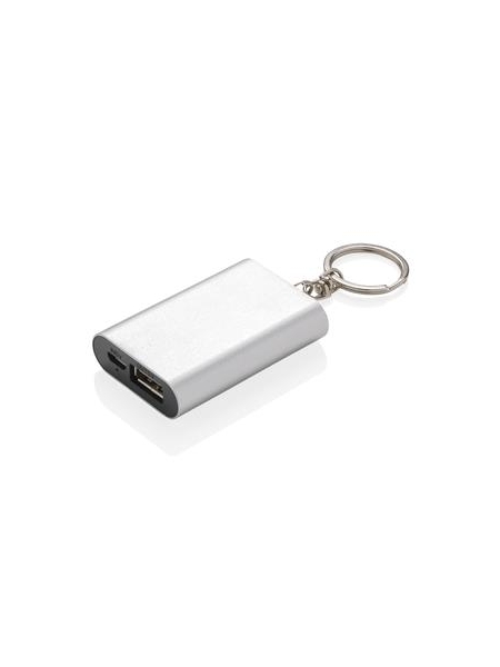 Power bank con portachiavi personalizzato Brook 1000 mAh