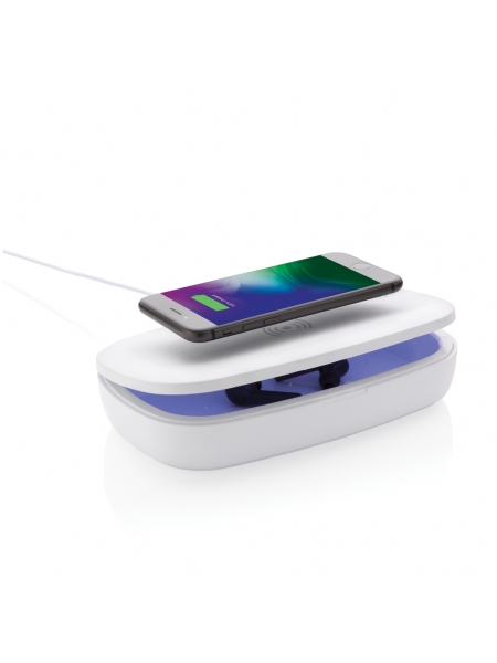 Scatola sterilizzatore UV-C con caricatore wireless