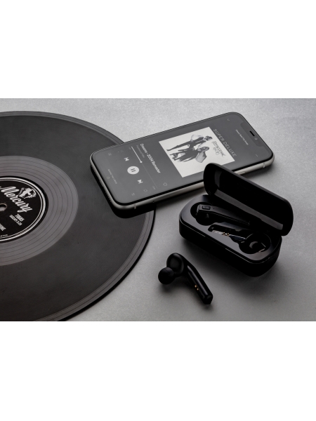 Auricolari wireless con custodia di ricarica personalizzati TWS Free Flow