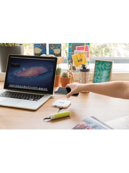 Base di ricarica wireless in plastica personalizzata Boniface