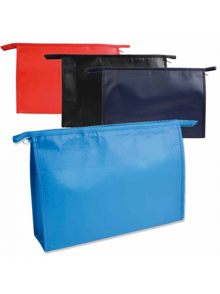 Beauty case personalizzati in TnT laminato con zipper