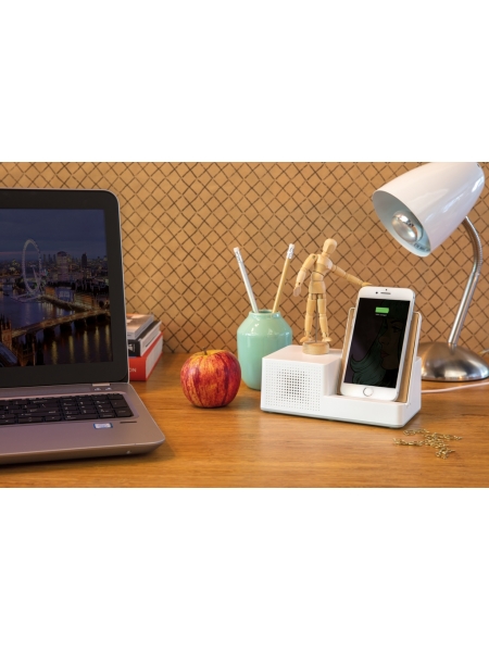 Caricabatterie wireless con speaker Blaze