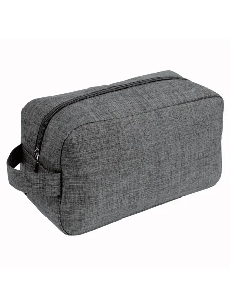 Beauty personalizzati uomo in tessuto melange con maniglia