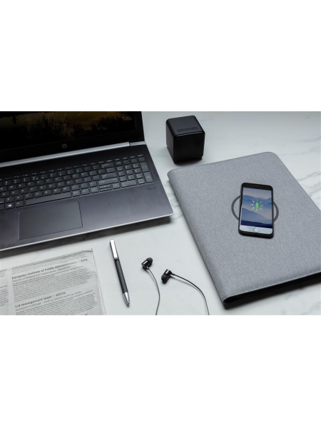 Portablocco A4 con caricabatteria wireless Edolph