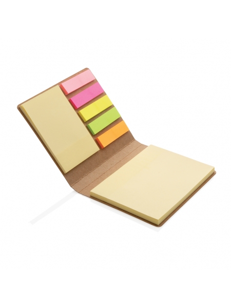 Quaderno con foglietti adesivi