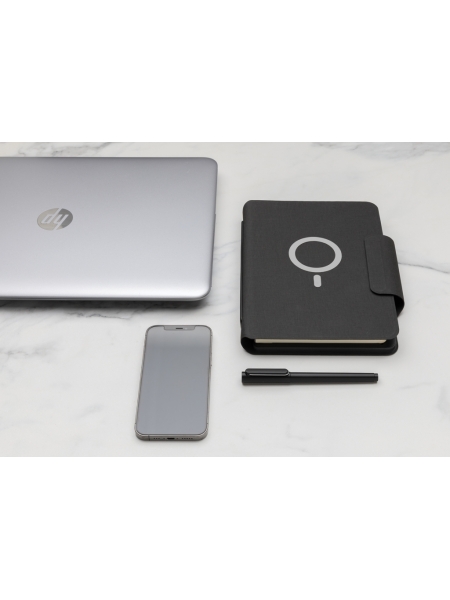 Porta taccuino A5 con caricabatterie wireless personalizzato Dana