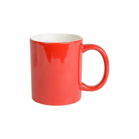 Tazza in ceramica personalizzata Red & White 320 ml