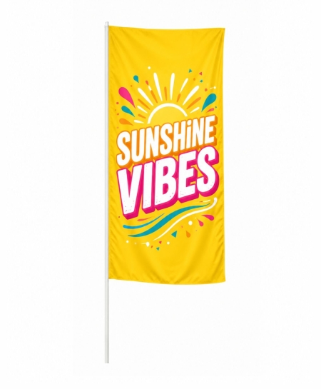 Bandiere per asta 100x300 cm personalizzate per visibilità e promozione