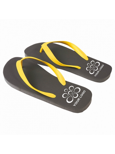 Ciabatte infradito unisex Grau