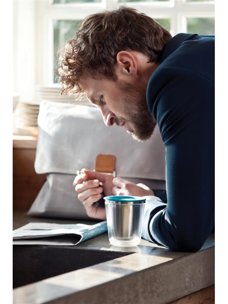 Tazza termica da viaggio personalizzata Dia 227 ml