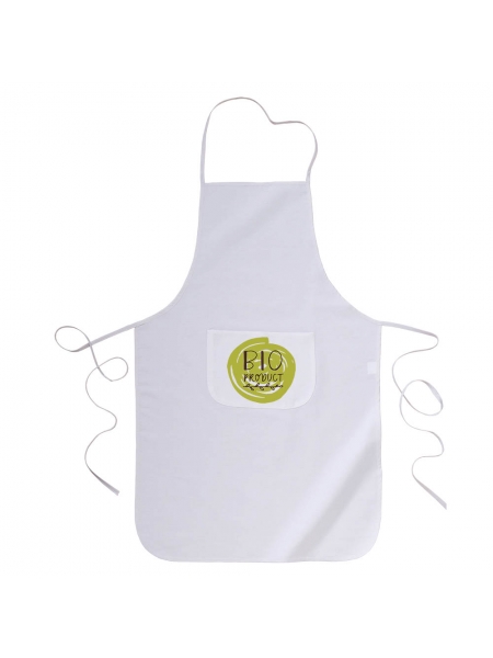 Grembiule unisex in cotone personalizzato Food