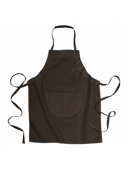 Grembiule lungo in cotone e poliestere 65x80 cm con tasca frontale