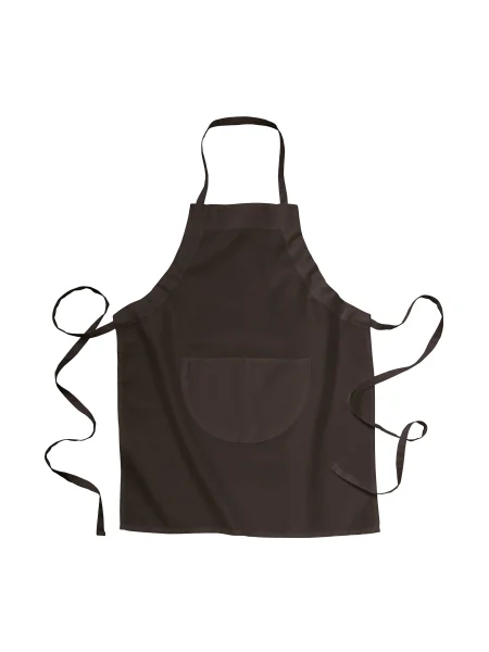 Grembiule lungo in cotone e poliestere 65x80 cm con tasca frontale