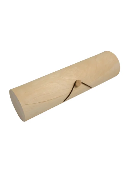 Portabottiglie vino cilindrico in legno di pino Aglianico