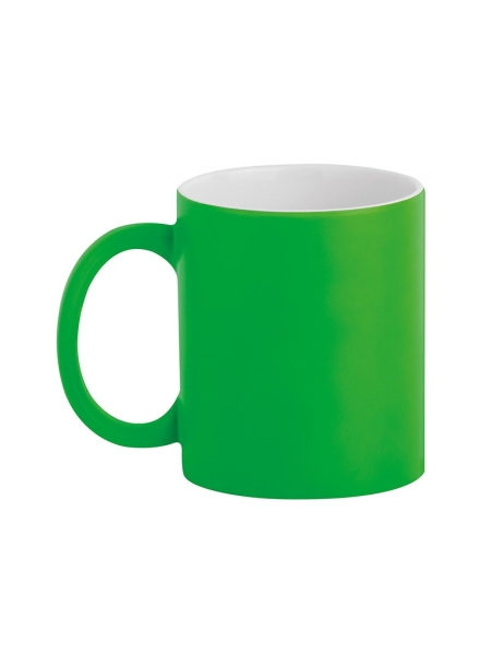 Tazza in ceramica con colori fluorescenti personalizzata Laser Mug 320 ml