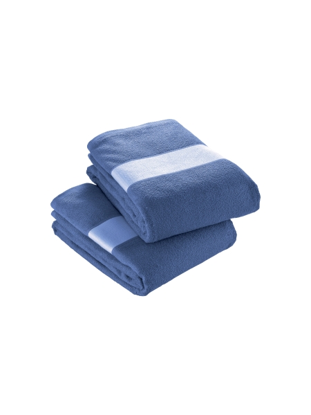 Asciugamani in cotone con banda 30 x 50 cm
