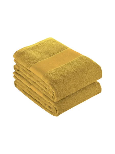 Teli spugna personalizzati di cotone 70 x 140 cm con banda opaca