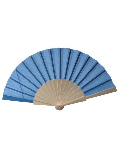 Ventaglio gadget Wood con tessuto in cotone