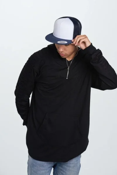 Cappellino trucker a 5 pannelli con frontale bianco Yupoong The Classics
