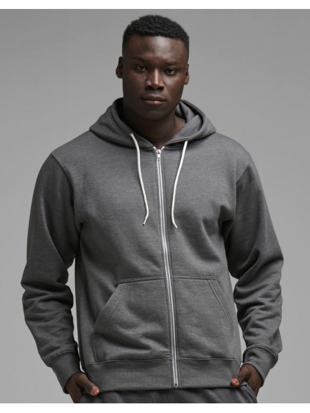 Felpa con zip personalizzata in cotone e poliestere Team FDM