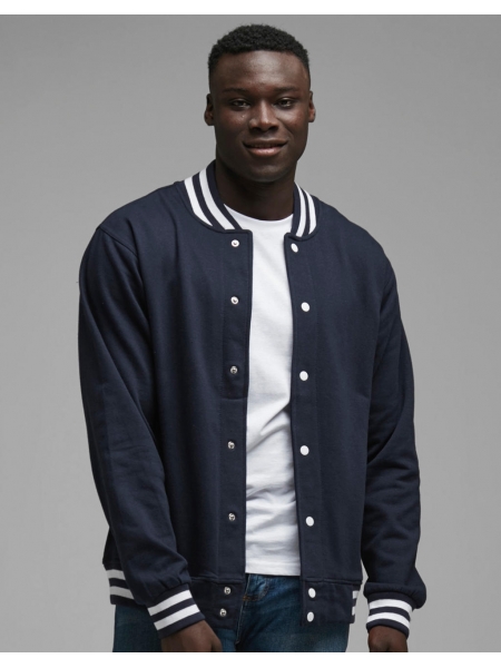 Felpe personalizzate in cotone e poliestere FDM Campus Jacket