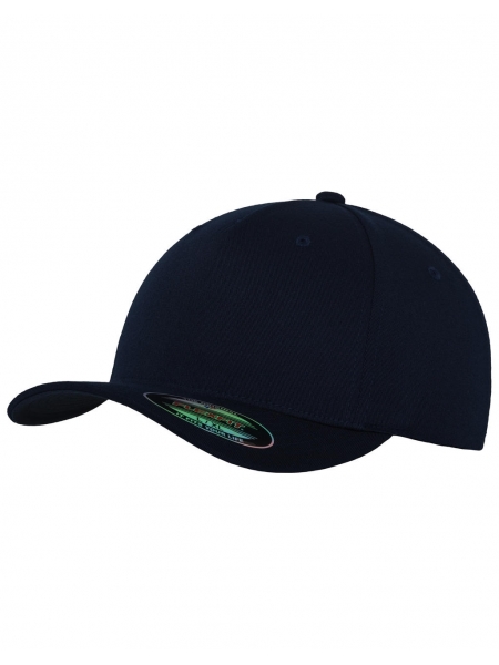 Cappellino baseball 5 pannelli personalizzato Flexfit Fitted