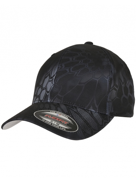 Cappellino baseball 6 pannelli personalizzato Flexfit Kryptek