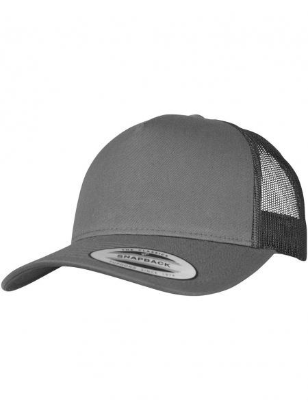 Cappello trucker americano 5 pannelli personalizzato Flexfit Retro Trucker