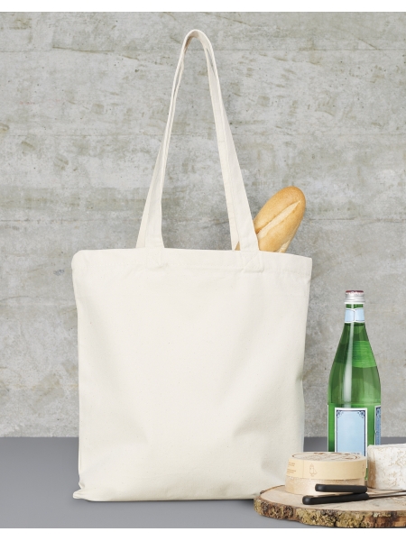 Shopper personalizzate in cotone canvas Tote LH 38x42 cm