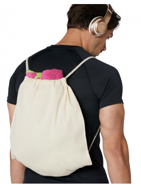 Baby Canvas Cotton Drawstring Backpack - JASSZ BAG