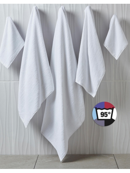Asciugamani con logo per viso Ebro 30 x 30 cm