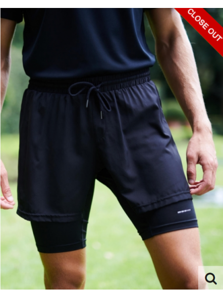 Pantaloncini running con logo stampato a colori | StampaSi