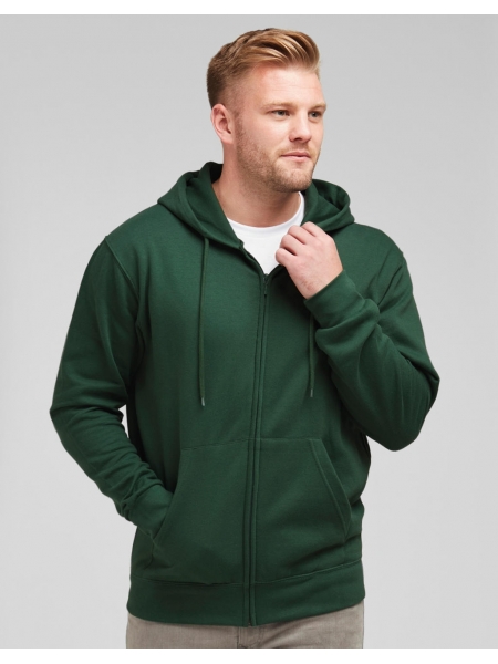 Felpe da personalizzare Man Hood Zip in cotone