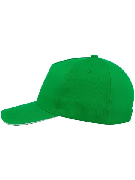 cappellino-baseball-personalizzato-atlantis-start-five-sandwich-green-white-118.webp