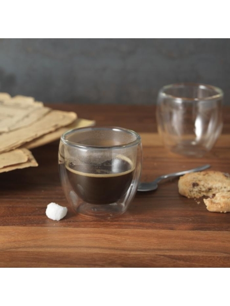Set tazzine caffè in vetro personalizzata Boda