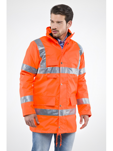 Giubbotto da lavoro alta visibilità Sottozero Parka H.V.