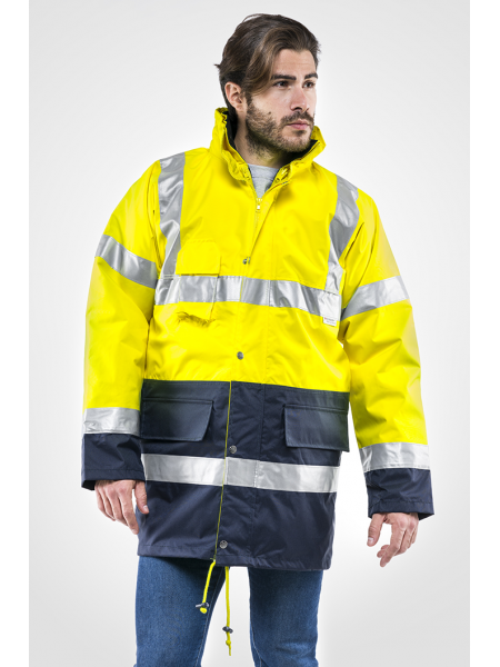 Giubbotto da lavoro alta visibilità Sottozero Parka Bi-Road
