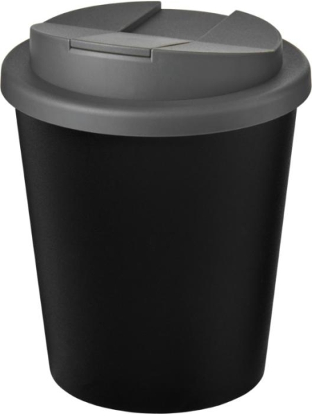 Bicchieri in materiale riciclato e coperchio a prova di perdita personalizzato Americano Espresso Eco 250 ml