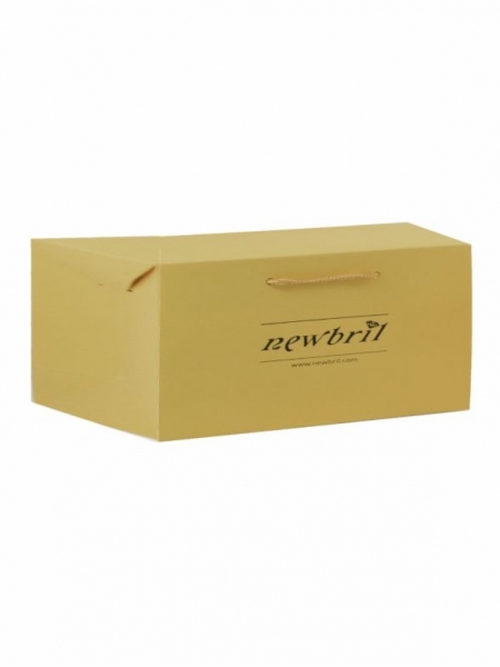Shopper Box Color Oro 34X24X16,5 cm - Personalizzate con stampa a caldo
