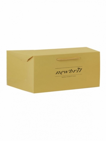 Shopper pasticceria Box Color Oro 34X24X16,5 cm - Personalizzate con stampa a caldo