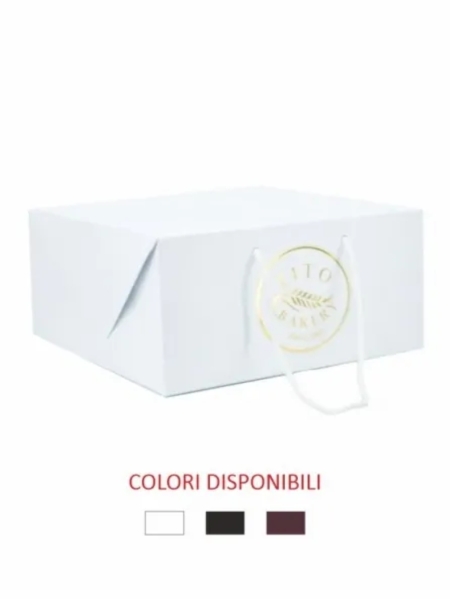 Shopper Box 34x24x16,5 cm - Personalizzate con stampa a caldo