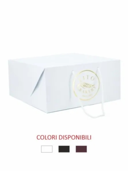 Box Shopper 34x24x16,5 cm - Personalizzate con stampa a caldo