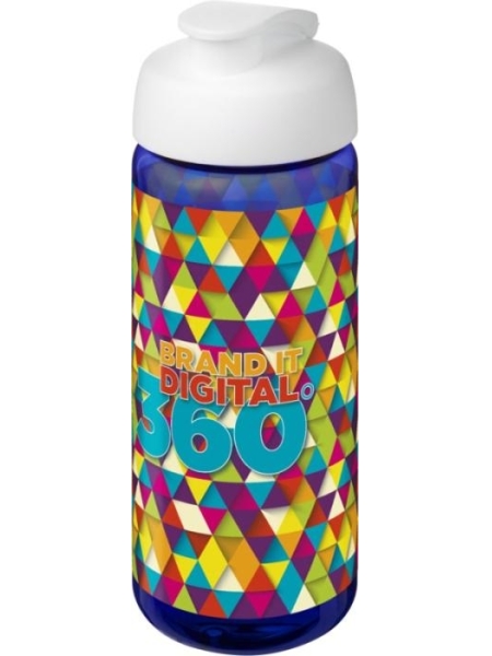 Borraccia sportiva con coperchio a scatto personalizzata H2O Active Octave Tritan 600 ml