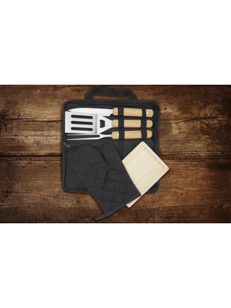 Set da barbecue 5 pezzi personalizzato Seasons Gratar