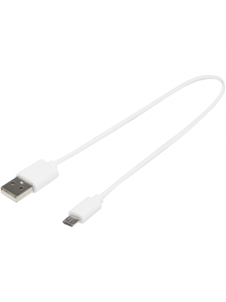 Cavo di ricarica da USB-A a Micro USB White personalizzato