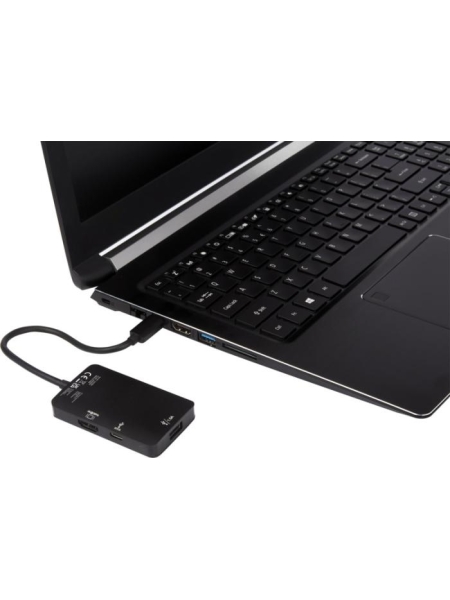 Adattatore multimediale Tipo-C in alluminio Tekio ADAPT (USB-A/Tipo-C/HDMI)