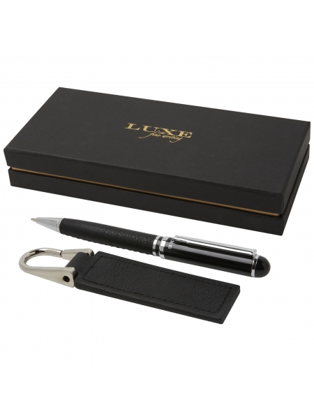 Set penna e portachiavi personalizzato Luxe Verse