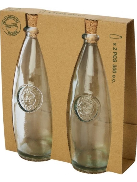 Set di bottiglie in veetro personalizzate Sabor