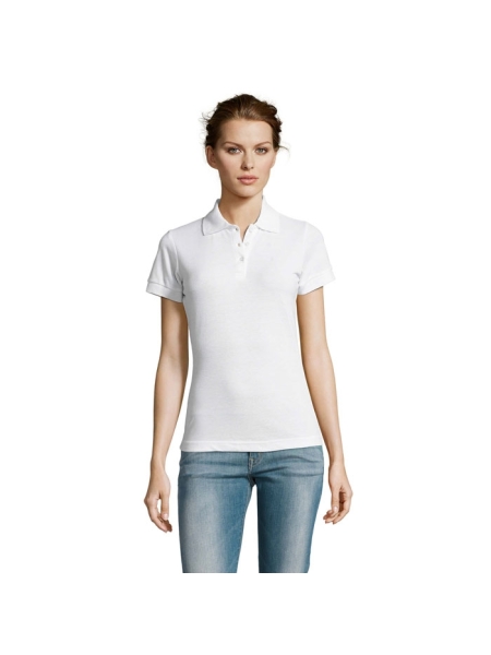 Polo maglia donna personalizzata Sol's Prime Women