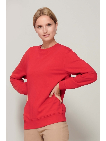 Felpa cotone organico unisex personalizzata Sol's Comet